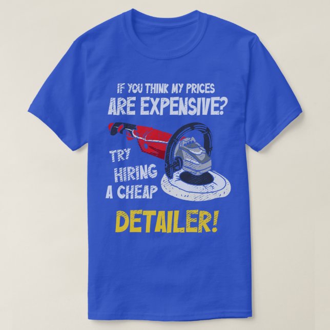 Auto Detailing Car Detailer  T-Shirt (Design Front)