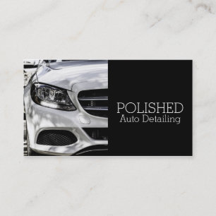 Auto Detailing Car Wash Service Business Card