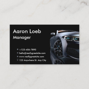 Auto Detailing Cleaning Auto Repair Business Card