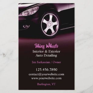Auto Detailing Flyer