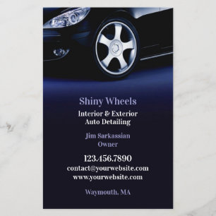 Auto Detailing Flyer