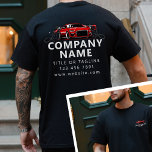 Auto Detailing Mobile Car Wash Professional Logo T-Shirt<br><div class="desc">Showcase your business with the Auto Detailing Mobile Car Wash Professional Logo T-Shirt, designed to combine functionality and branding for your team. This versatile T-shirt highlights your custom logo with a bold, professional design, making it a standout piece for car wash and auto detailing professionals. Crafted from high-quality, breatheable fabric,...</div>