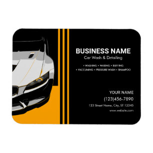 Auto Detailing Professional Car Wash Magnet