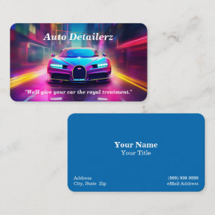 Auto Detailing / Repair Business Card