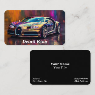 Auto Detailing / Tuning Business Card