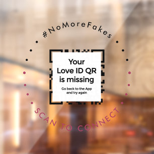 Auto Fensteraufkleber - QR - PURE Collection Window Cling