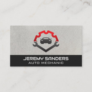 Auto Fix Repair Logo Wrenches Business Card