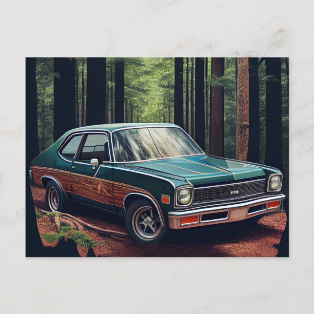 Auto forest Postcards (Front)