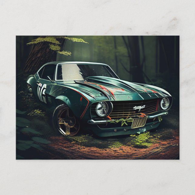Auto forest Postcards (Front)