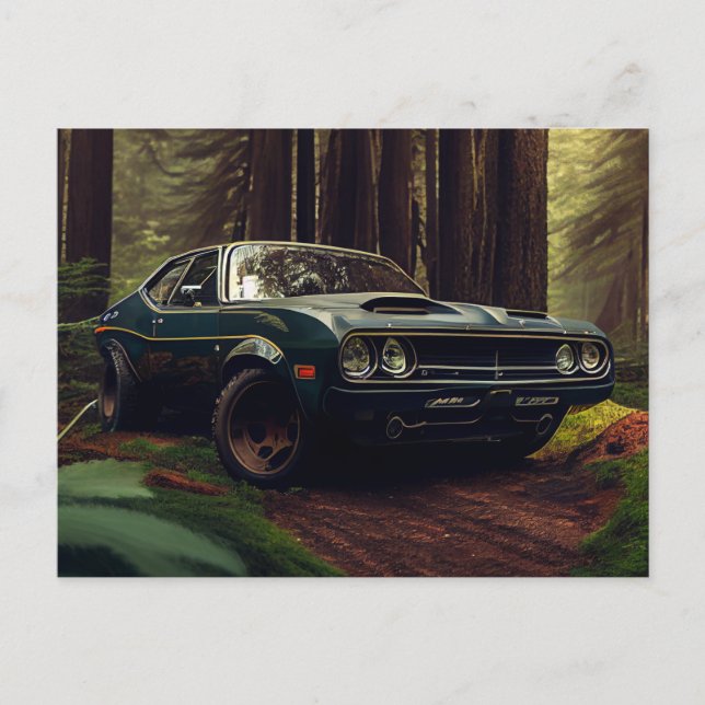 Auto forest Postcards (Front)