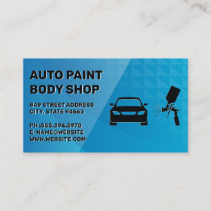 Auto Garage Shop Car Services Business Card