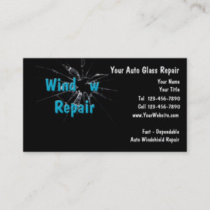 Auto Glass Repair Business Card