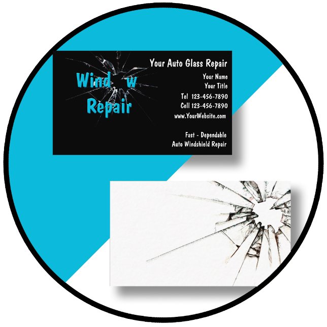 Auto Glass Repair Business Card (Creator Uploaded)