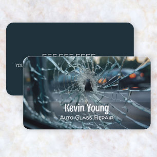 Auto Glass Repair Business Card