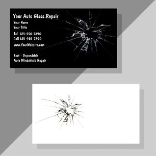 Auto Glass Repair New Business Card
