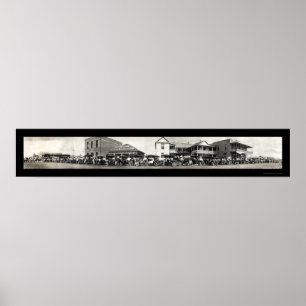 Auto Horse San Benito, TX. Photo 1911 Poster