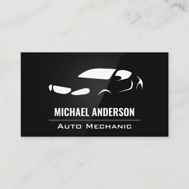 Auto Logo | Car Services Business Card (Front)