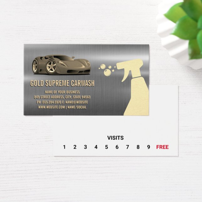 Auto Logo Sports Car | Metallic | Loyalty (Desk)