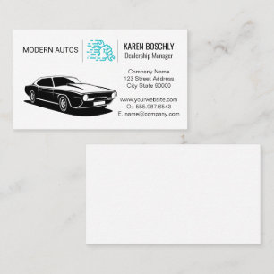 Auto Logo   Wrench in Hand Business Card