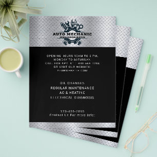 Auto Mechanic Automotive Repair Service  Flyer