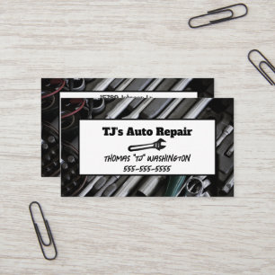 Auto Mechanic Business Card