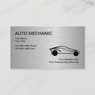 Auto Mechanic Business Cards