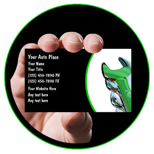 Auto Mechanic Business Cards