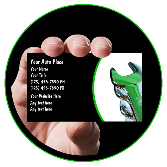 Auto Mechanic Business Cards (Creator Uploaded)