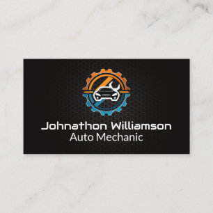 Auto Mechanic   Car Repair Logo Business Card