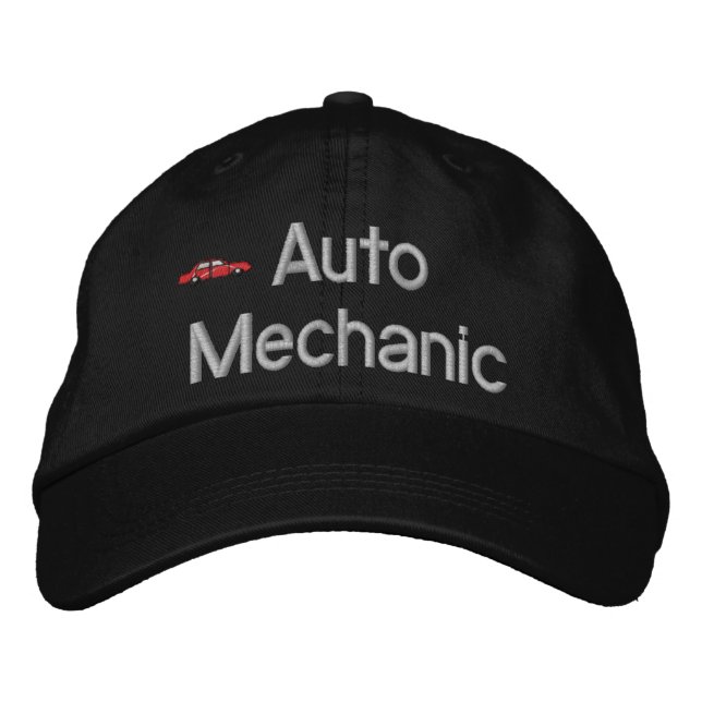 Auto Mechanic Embroidered Hat (Front)