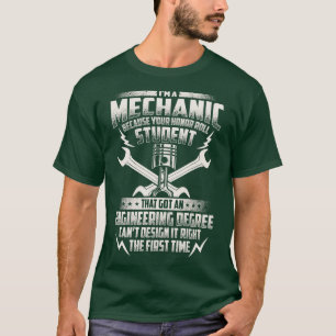 Auto Mechanic Engineering Degree T-Shirt