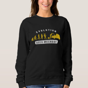 Auto Mechanic Evolution Car Repair Car Mechanics Sweatshirt