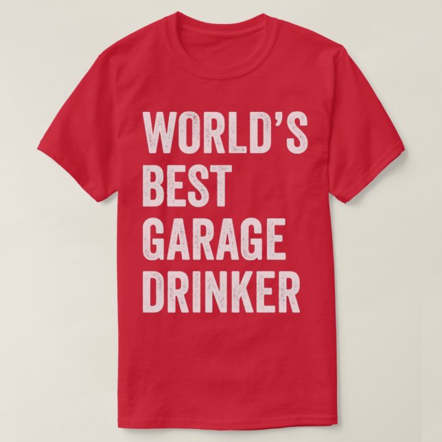 Auto Mechanic Funny Garage Drinker Fixing Cars Mec T-Shirt (Design Front)