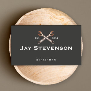 Auto Mechanic / Home Repair Wrench Business Card