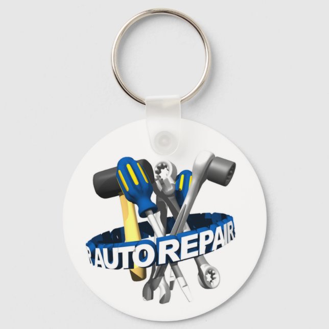 Auto mechanic Keychain (Front)
