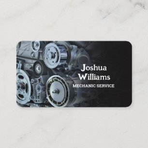 Auto Mechanic Small Engine Repair Business Card