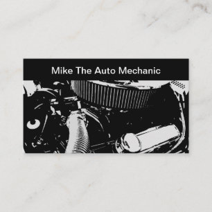 Auto Mechanic Theme Business Card
