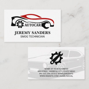 Auto Modern Logo   Car Services Industry Business Card