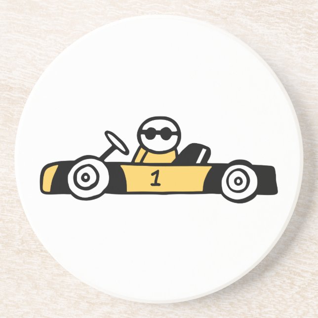 Auto Racing, Car Racing Coaster (Front)