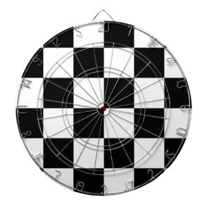 Auto Racing Chequered  Chequered Flag Dartboard