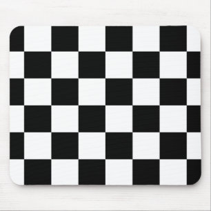 Auto Racing Chequered  Chequered Flag Mouse Mat