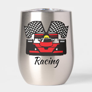 Auto Racing Design Thermal Wine Tumbler