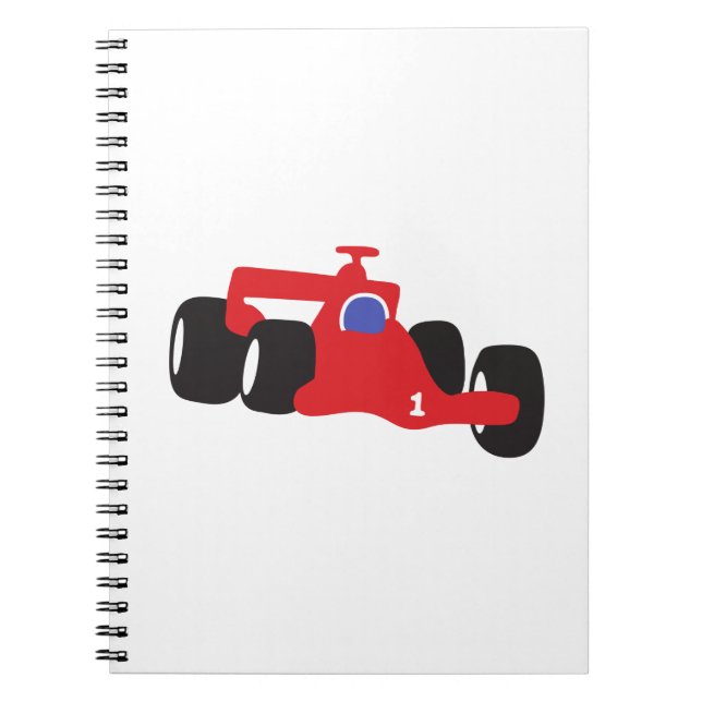 Auto Racing  illustration printed on t-shirts Notebook (Front)