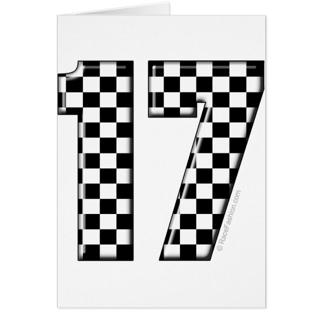 auto racing number 17 (Front)