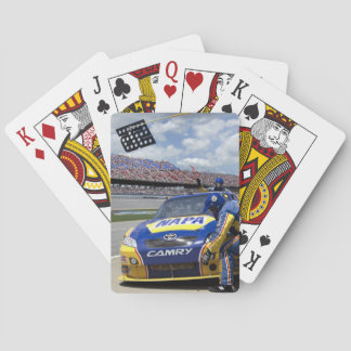 Auto racing playing cards
