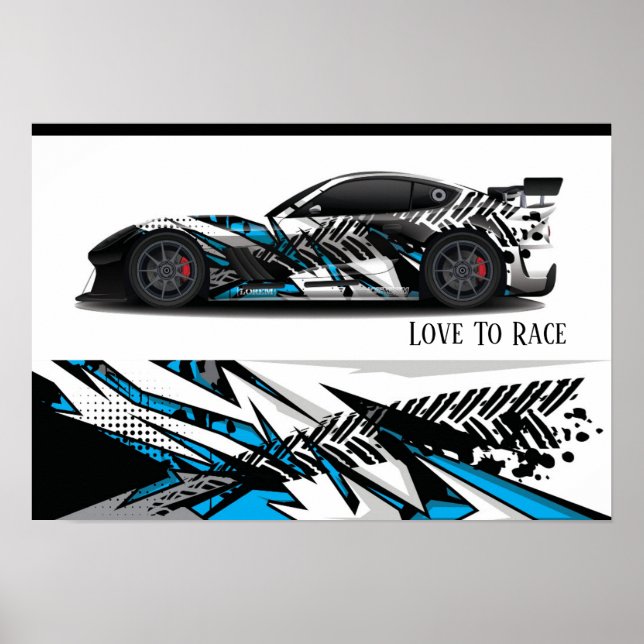 Auto Racing Poster (Front)