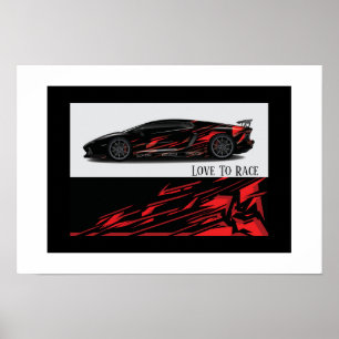 Auto Racing Poster