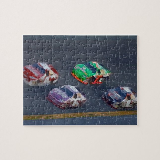 Auto Racing Puzzle (Horizontal)