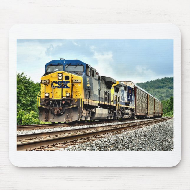 Auto Rack Train Mouse Mat (Front)
