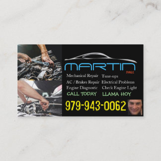 Auto repair business card